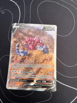 Pokemon TCG Drapion v Crown Zenith Holo Card GG49/GG70 Rare Near mint - Image 3