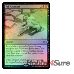 Foil Ad Nauseam M/NM Magic: The Gathering MTG Double Masters - Image 1