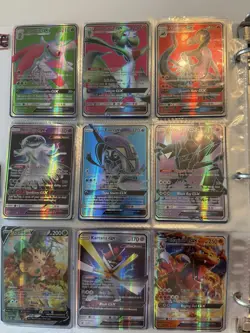 Pokemon TCG Sun & Moon GX/V Holo/Foil 9-Card Lot Lurantis Gardevoir - Image 1
