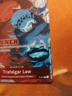 Trafalgar Law (Winner Pack Vol. 7) P-017 One Piece Promotion Cards Foil - Image 3