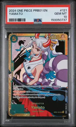 2024 One Piece Prb01-Premium Booster -One Piece Card The Best- Yamato PSA 10 - Image 1
