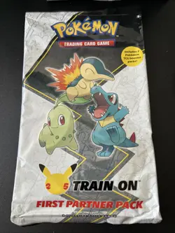NEW Pokemon TCG First Partner Pack Johto 25th Anniversary 2021 Card Packs Jumbo 820650809675 - Image 1