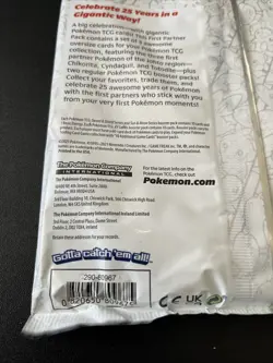 NEW Pokemon TCG First Partner Pack Johto 25th Anniversary 2021 Card Packs Jumbo 820650809675 - Image 3