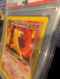 Pokemon PSA 8 NM-MINT 2002 Dark Typhlosion Neo Destiny Holo Card - Image 3