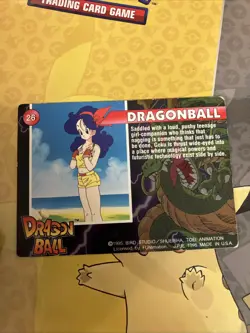 #26 1995 Dragon Ball Bird Studio Son Goku & Chichi Card - Image 2