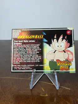 Dragon Ball 1995 Artbox JPP/Amada Card - #87 Goku NM - Image 2