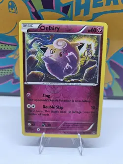 Pokemon TCG Clefairy Card 81/122 Reverse Holo, Regular Breakpoint - Image 1