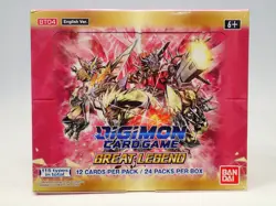 Bandai Digimon Card Game Great Legend BT04 BT-04 Booster Box ENGLISH SEALED - Image 1
