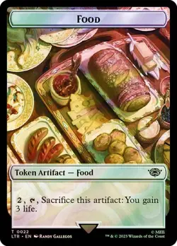 MTG SURGE FOIL {Food Token} (#022) // {Human Soldier Token} (#015) - The Lord - Image 1