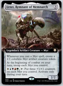 Urtet, Remnant of Memnarch (Extended Art) 42 Magic: The Gathering NM - Image 1