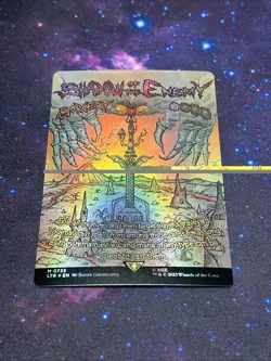 Shadow of the Enemy MTG LOTR Poster Art Foil NM 735 - Image 1