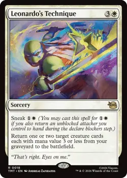 Leonardo's Technique R Teenage Mutant Ninja Turtles 18 NM - Image 1