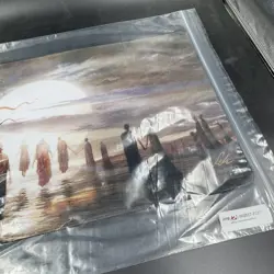 PROMISE OF TOMORROW - Seb McKinnon signed playmat Kickstarter Stitched #367/1050 - Image 4