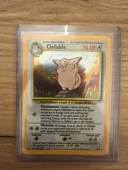 Clefable Jungle Set Holo - No Symbol Error Card 1/64 Pokemon - Image 1