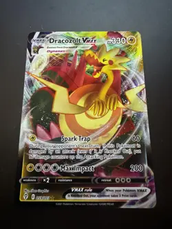 Dracozolt VMAX 059/203 Holo VMAX Rare Evolving Skies Pokemon Near Mint - Image 1