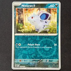 Nidoran 29/165 Reverse Holo Common SV: Pokemon 151 Pokemon TCG - Image 1