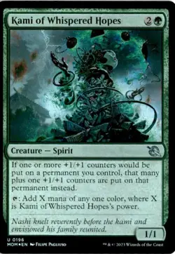 March of the Machine #196 Kami of Whispered Hopes FOIL MTG Uncommon - Image 1