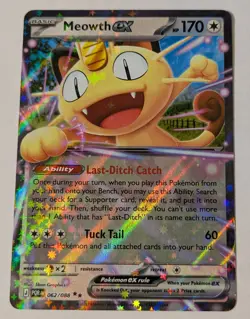 Meowth ex 062/088 Double Rare Perfect Order Pokemon NM - Image 1