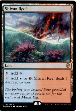 Dominara United #255 Shivan Reef Magic The Gathering MTG Rare - Image 1