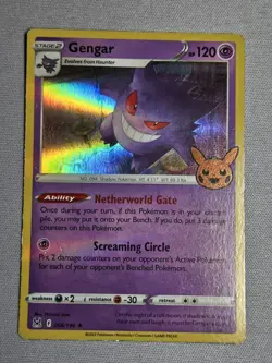 Pokemon Gengar 066/196 Holo Rare Trick or Trade 2023 120 HP Netherworld Gate - Image 1
