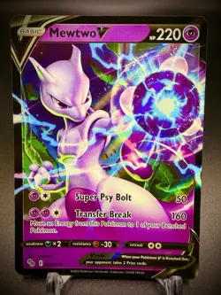 💫💫Mewtwo V 030/078 Pokemon GO Holo Full Art 💫💫 - Image 3