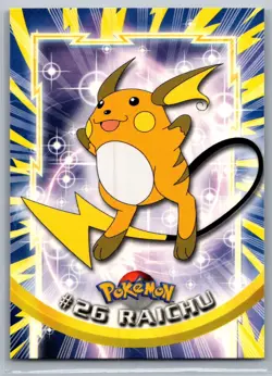 1999 Pokemon Topps TV - Raichu #26 NM - Image 1