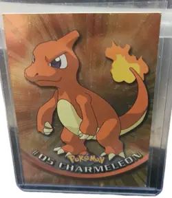 Charmeleon #5 Black Topps Logo Foil 1999 Topps Pokemon TV Animation Ships FREE - Image 1