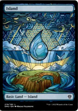 Dominaria United #278 Island (Showcase) Magic The Gathering MTG Land - Image 1