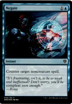 Dominaria United #58 Negate FOIL Magic The Gathering MTG Common - Image 1