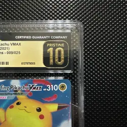 2021 Surfing Pikachu VMAX 009/025 Holo - Pokemon Celebrations CGC 10 Pristine - Image 4