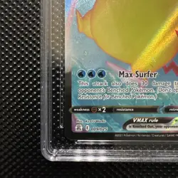 2021 Surfing Pikachu VMAX 009/025 Holo - Pokemon Celebrations CGC 10 Pristine - Image 5
