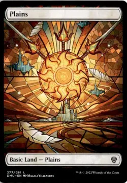Dominaria United #277 Plains (Showcase) Magic The Gathering MTG Land - Image 1