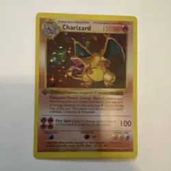 Nintendo 1999 Pokemon TCG Base Set Charizard 4/102 Holo Rare English 120HP - Image 1