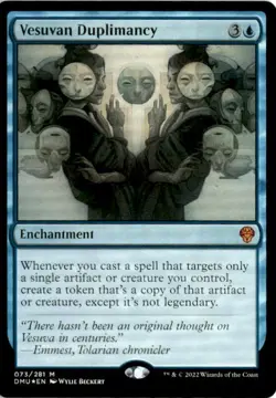 Dominaria United #73 Vesuvan Duplimancy FOIL Magic The Gathering MTG Mythic - Image 1