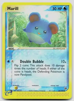 Marill 68/100 Sandstorm Pokemon LP - Image 1