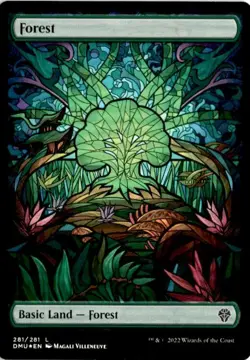Dominaria United #281 Forest (Foil Showcase) Magic The Gathering MTG Land - Image 1