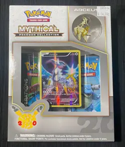 Pokemon Mythical Pokemon Collection Arceus 20th Anniversary Generations Promo - Image 1