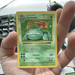Pokemon: Venusaur 15/102 Base Set Holo Rare 100 HP 1999 WOTC English - Image 1