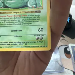 Pokemon: Venusaur 15/102 Base Set Holo Rare 100 HP 1999 WOTC English - Image 5