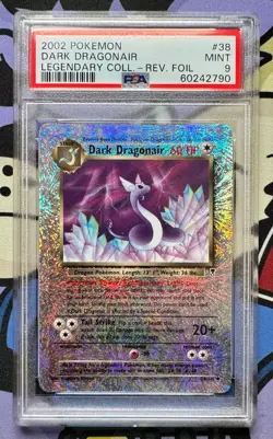 Dark Dragonair Reverse Holo 38/110 PSA 9 Legendary Collection Pokemon - Image 1