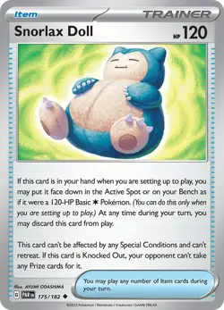 Snorlax Doll [PAR - 175/182] SV04: Paradox Rift - NM - Image 1