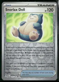 Snorlax Doll [PAR - 175/182] SV04: Paradox Rift - NM - Image 2