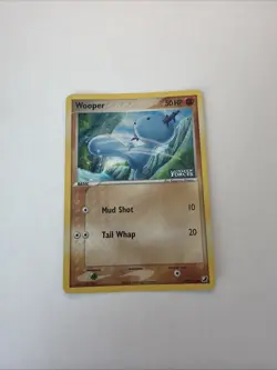 Pokemon Wooper 79/115 Holo EX Unseen Forces Stamped 2005 LP - Image 1