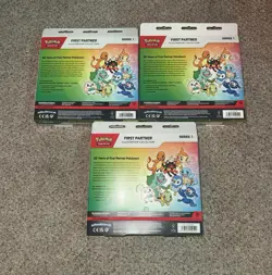 Pokemon First Partner series 1 illustration Collection - Sealed Box - Lot of 3 - Image 2