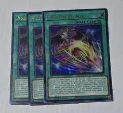 3x Nightmare Pain - MP25-EN165 - Ultra Rare - NM Yugioh - Image 1