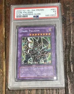 2003 YU-GI-OH! JAPANESE STRUCTURE DECK: YUGI VOLUME 2 #001 DARK PALADIN PSA 5 - Image 1