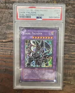2003 YU-GI-OH! JAPANESE STRUCTURE DECK: YUGI VOLUME 2 #001 DARK PALADIN PSA 5 - Image 2