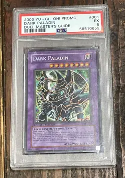 2003 YU-GI-OH! JAPANESE STRUCTURE DECK: YUGI VOLUME 2 #001 DARK PALADIN PSA 5 - Image 4