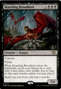March of the Machine #110 Hoarding Broodlord Magic The Gathering MTG Rare - Image 1