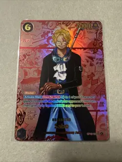 One Piece OP13-120 Red Manga Sabo English - Image 1
